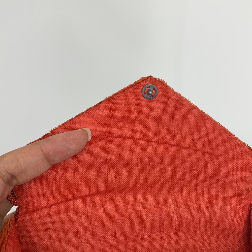 Vintage Afsal Stores Elegant Red Embroidered Women's party Bag Pakistan 🇵🇰 RARE! - Picture 10 of 17